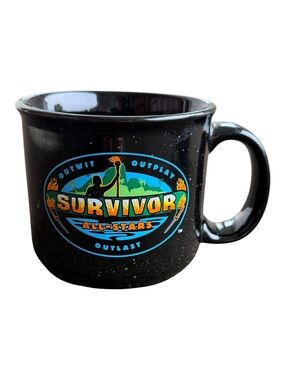 Survivor All-Stars 2004 TV Show Collectible CBS Speckled Ceramic Mug